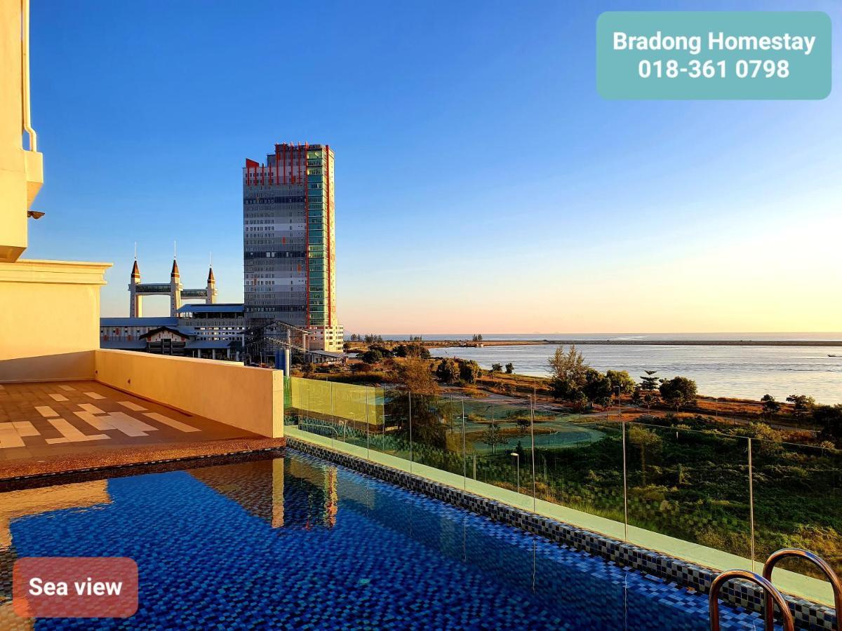 Bradong Homestay: Muslim-Friendly Seaview Retreat with Infinity Pool Kuala Terengganu Exterior photo